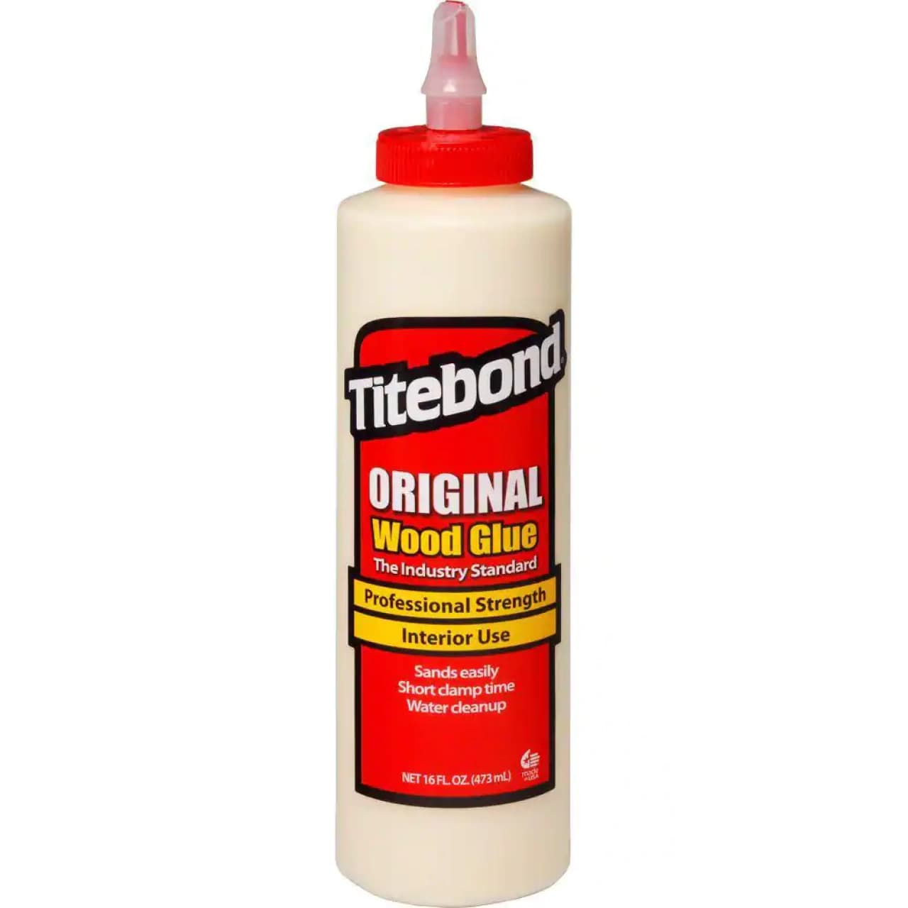 COLA MADERA ORIGINAL ROJA 16 OZ (473ml.) TITEBOND